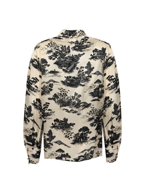 Camicia MSEVETRO in seta con stampa Toile de Jouy MAX MARA STUDIO | 2616111014600002